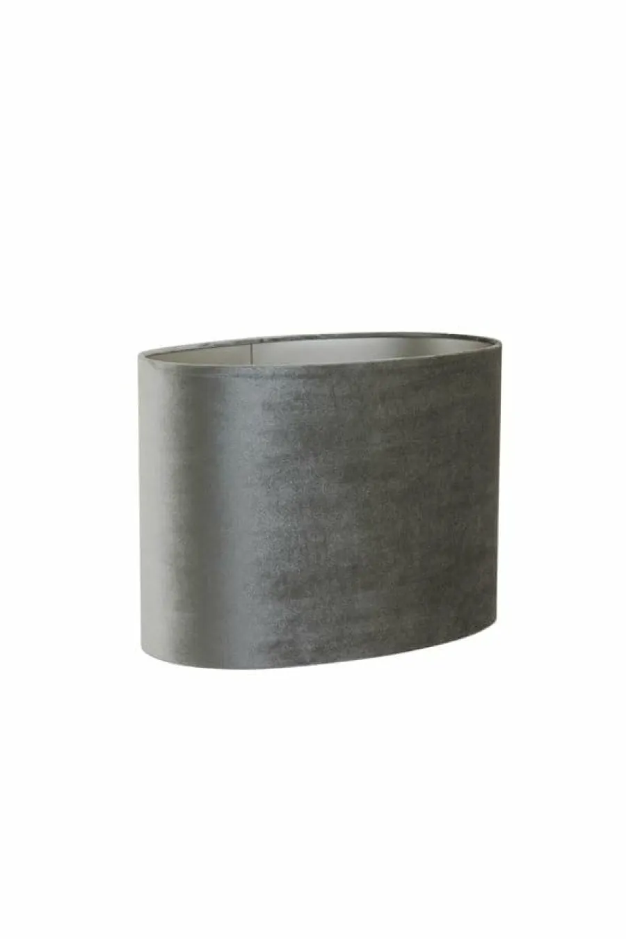 Light en Living Lampenkap ovaal recht smal ZINC taupe - diverse afmetingen New