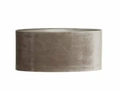 Light en Living Lampenkap ovaal recht smal 38-17,5-19 cm PALATA taupe New