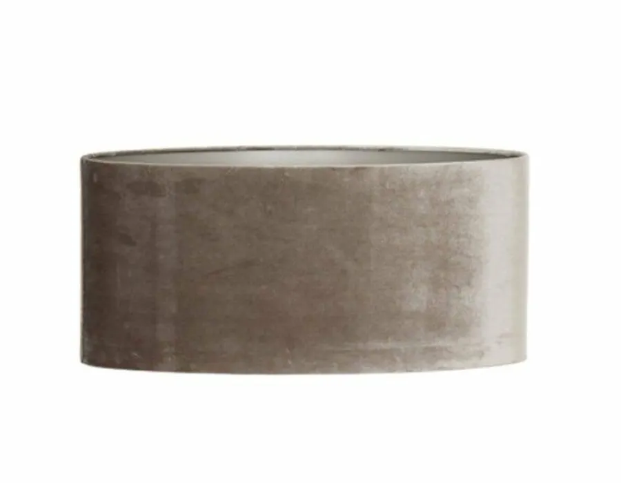 Light en Living Lampenkap ovaal recht smal 38-17,5-19 cm PALATA taupe New