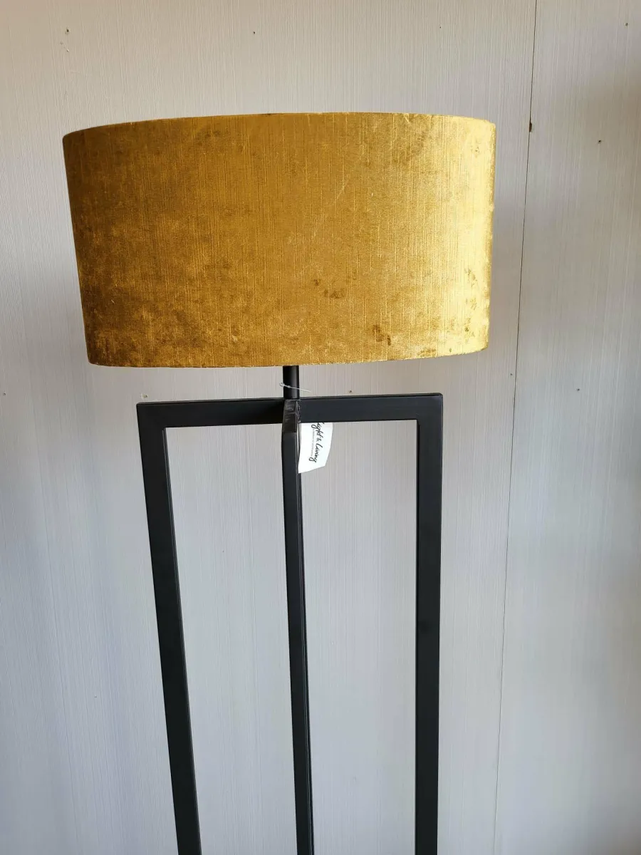 Light en Living Lampenkap ovaal recht smal GEMSTONE goud - diverse maten Outlet