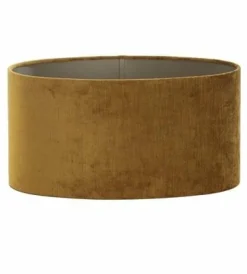 Light en Living Lampenkap ovaal recht smal GEMSTONE goud - diverse maten Outlet