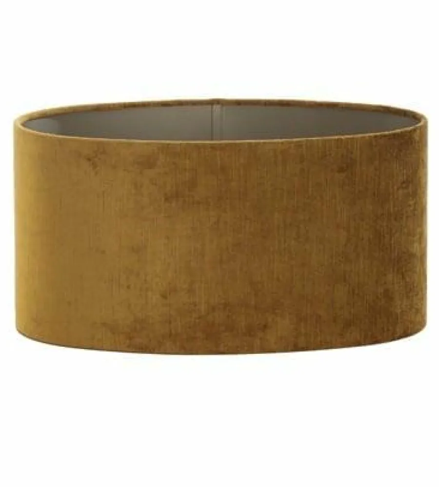 Light en Living Lampenkap ovaal recht smal GEMSTONE goud - diverse maten Outlet