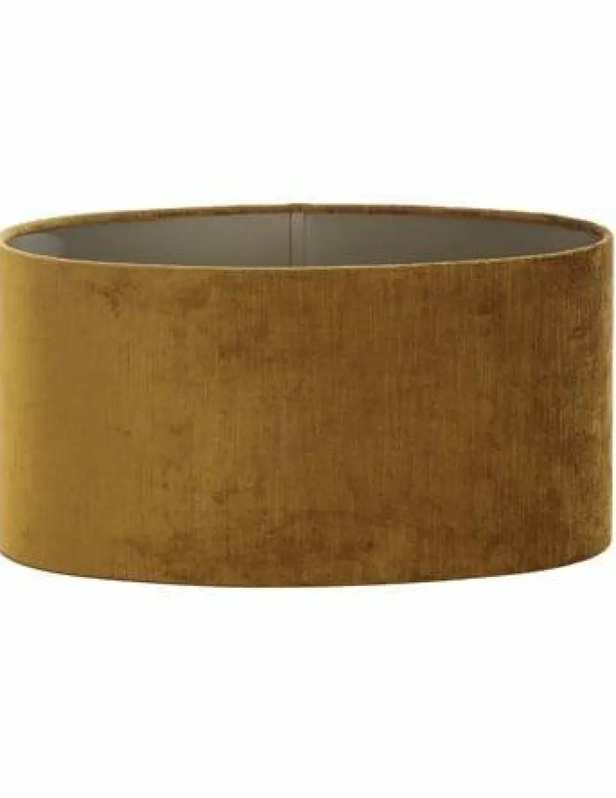 Light en Living Lampenkap ovaal recht smal GEMSTONE goud - diverse maten Outlet