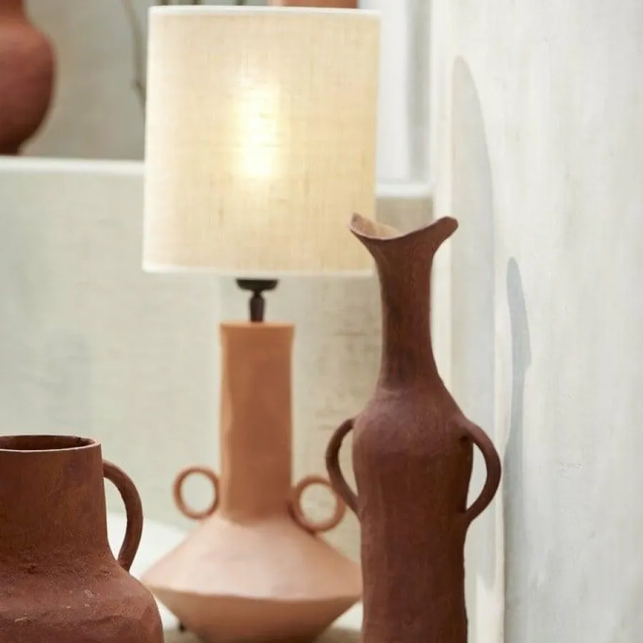 Light en Living Lampenkap cilinder 25-25-27 cm SENDAI zand Discount