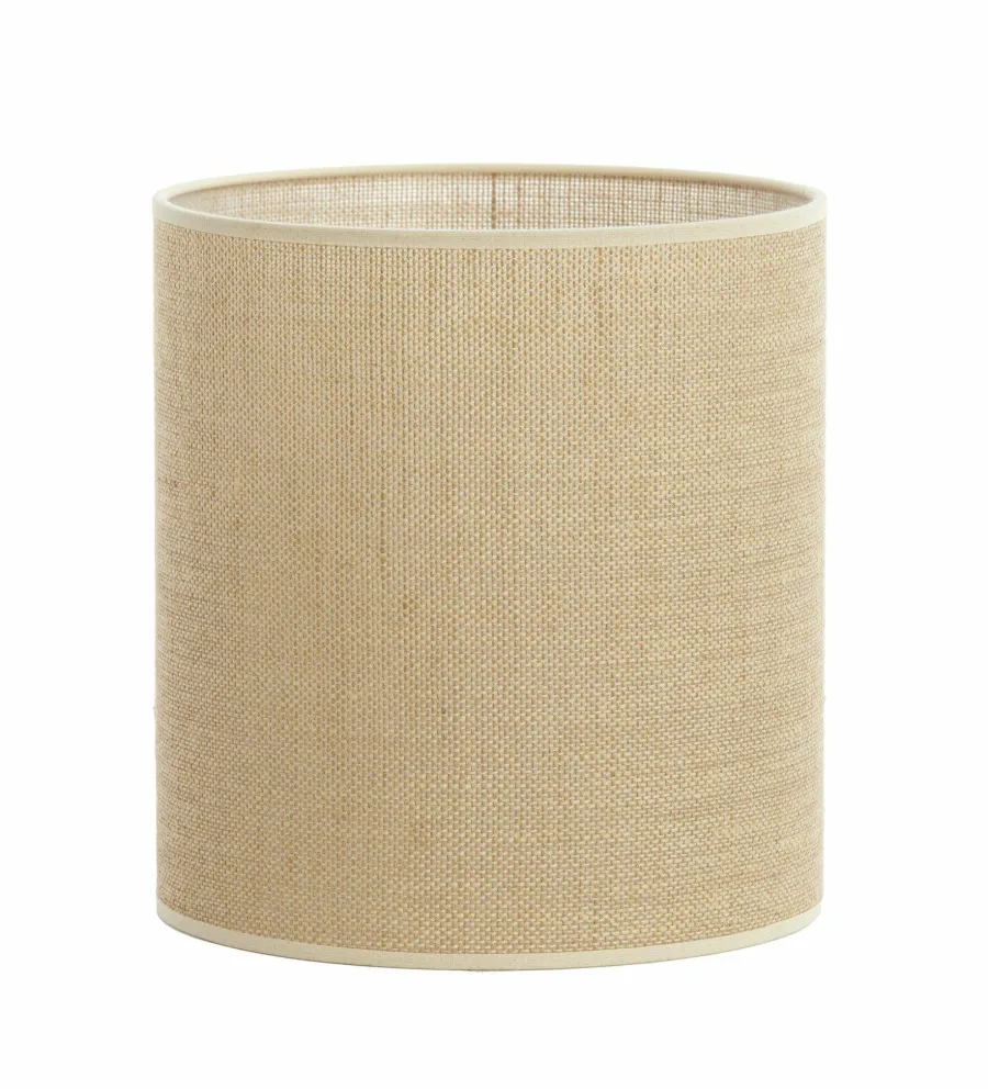 Light en Living Lampenkap cilinder 25-25-27 cm SENDAI zand Discount