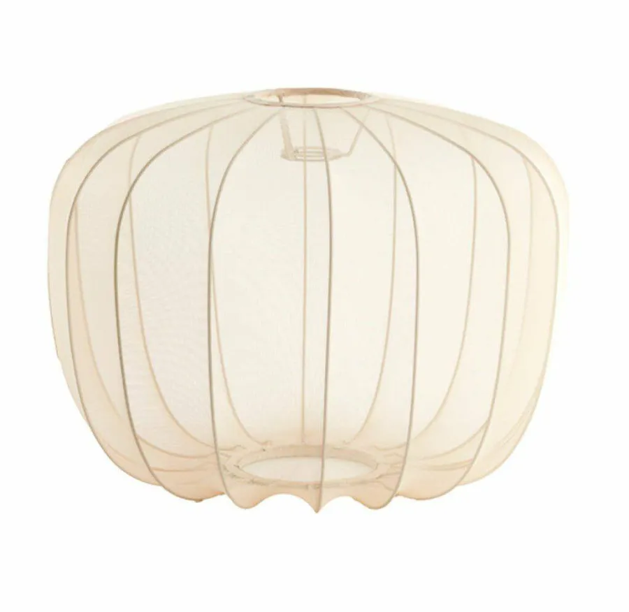 Light en Living Lampenkap Ø40x30 cm PLUMERIA zand Sale