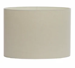 Light en Living Lampenkap ovaal recht smal 45-21-32 cm LIVIGNO eiwit New