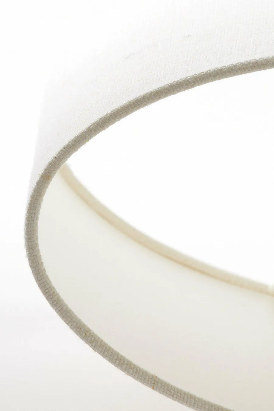 Light en Living Lampenkap ovaal recht smal 45-21-32 cm LIVIGNO eiwit New