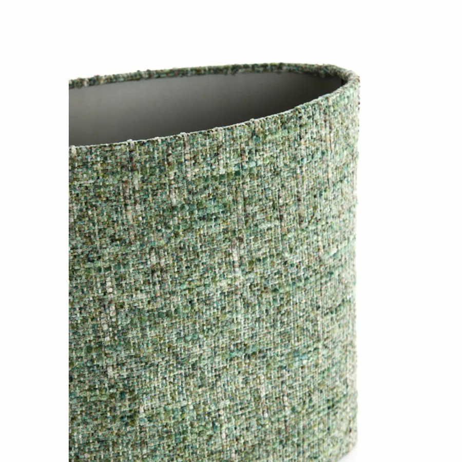 Light en Living Lampenkap ovaal recht smal 38-17,5-28 cm OSIRE groen Clearance