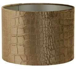 Light en Living Lampenkap cilinder PRAYA bruin - 2 maten Sale