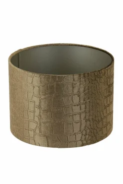 Light en Living Lampenkap cilinder PRAYA bruin - 2 maten Sale