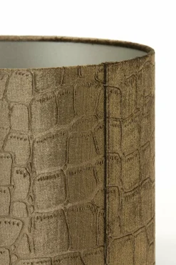 Light en Living Lampenkap cilinder PRAYA bruin - 2 maten Sale