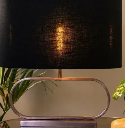Light en Living Lampenkap ovaal recht Livigno antraciet Clearance