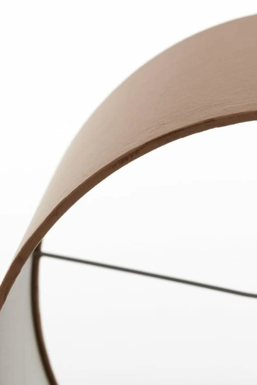 Light en Living Lampenkap cilinder 35-35-30 cm VELOURS chocolade bruin Best
