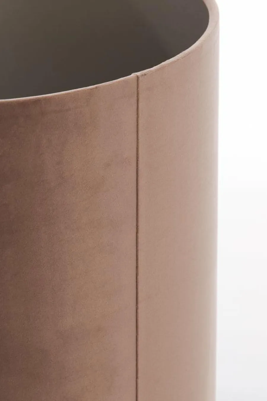 Light en Living Lampenkap cilinder 35-35-30 cm VELOURS chocolade bruin Best
