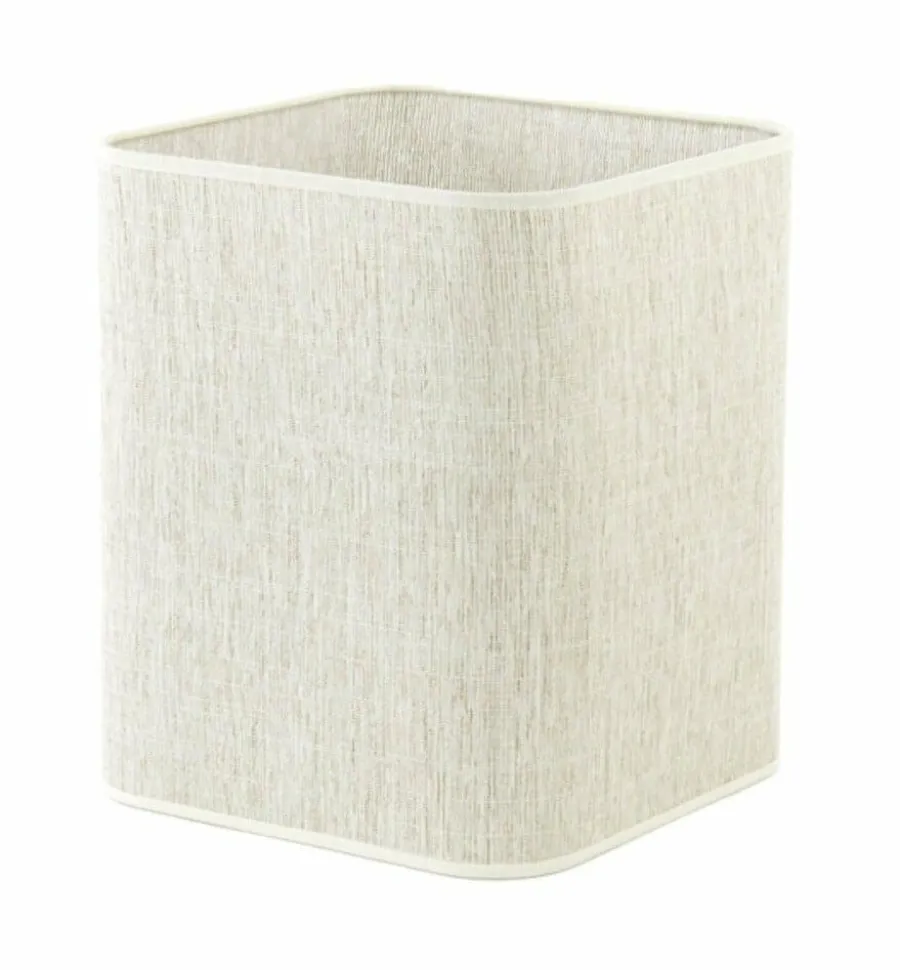 Light en Living Lampenkap vierkant rond hoog 25-25-30 cm BRESKA parel wit Clearance