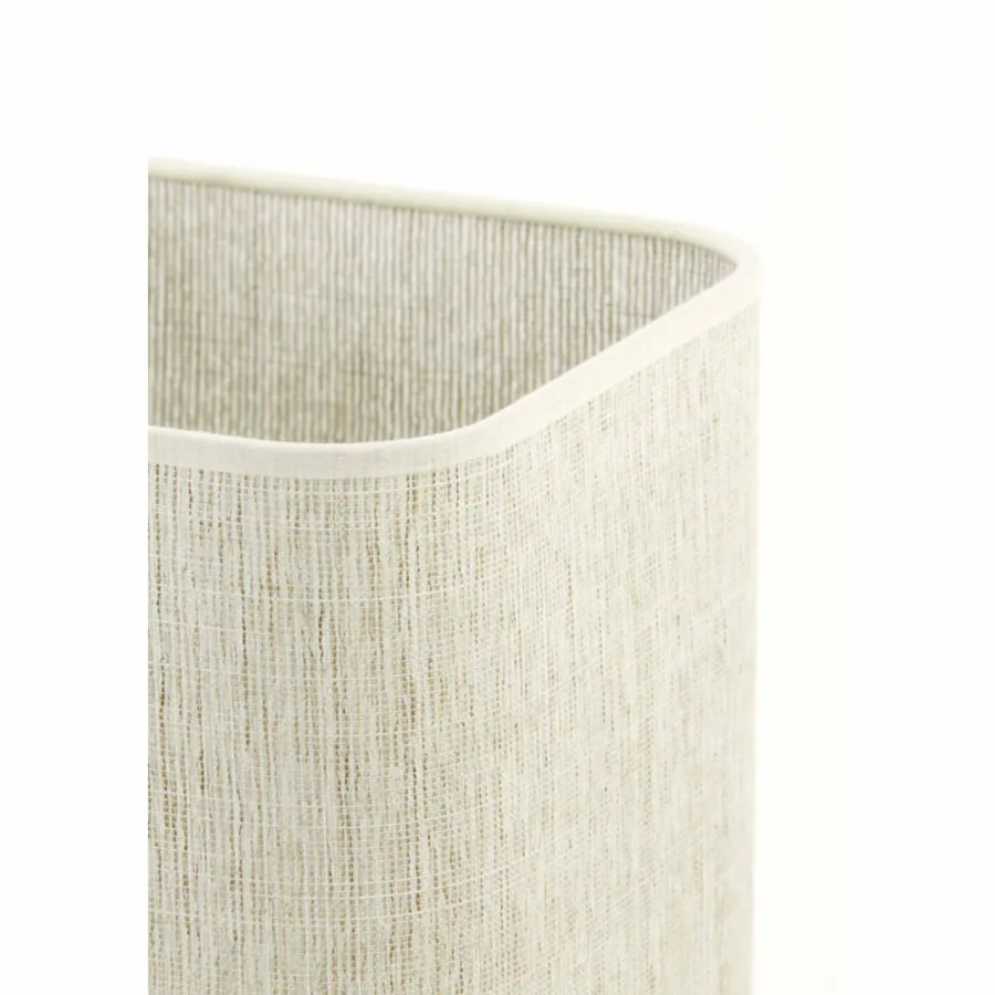 Light en Living Lampenkap vierkant rond hoog 25-25-30 cm BRESKA parel wit Clearance
