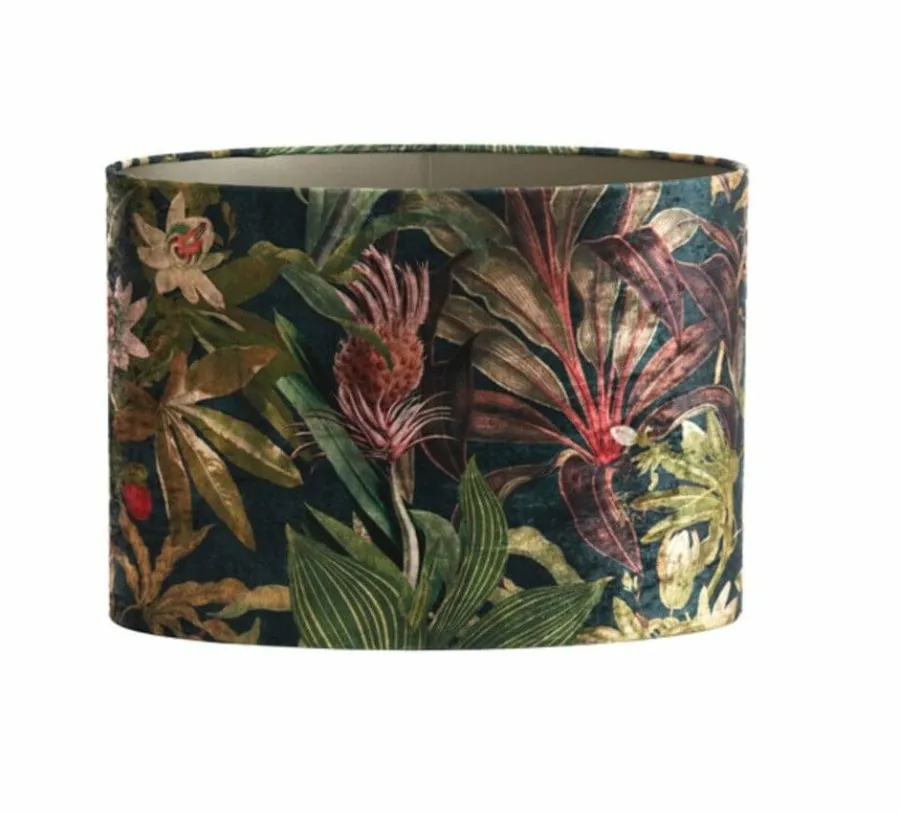 Light en Living Lampenkap ovaal recht smal 45-21-32 cm PASSION glans groen Hot