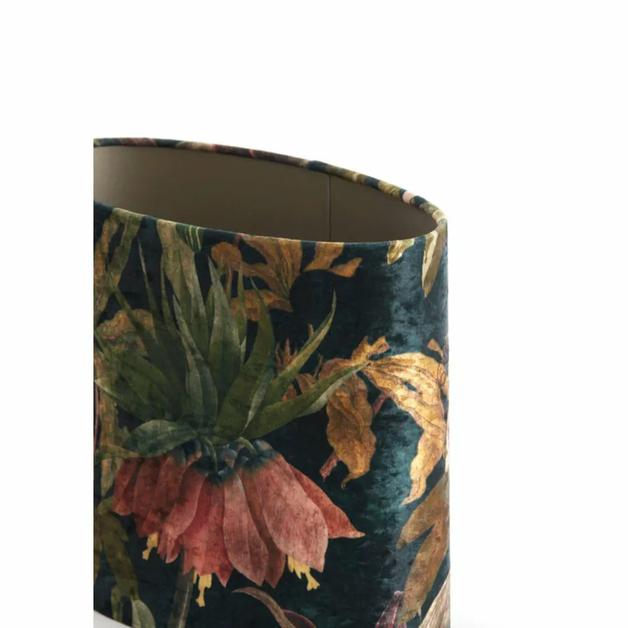 Light en Living Lampenkap ovaal recht smal 45-21-32 cm PASSION glans groen Hot