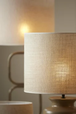 Light en Living Lampenkap cilinder 40-40-30 cm BRESKA parel wit New