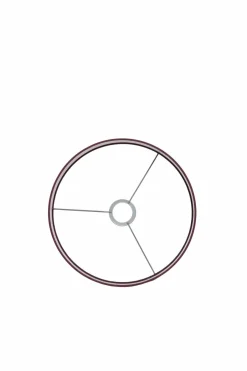 Light en Living Lampenkap rond 30x30x21 cm IMANI bordeaux Hot