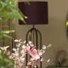 Light en Living Lampenkap rond 40x40x30 cm IMANI bordeaux Hot