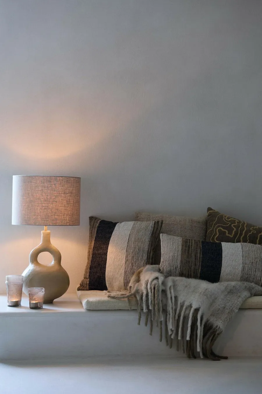 Light en Living Lampvoet 19x17x30 cm IMOLA zand New