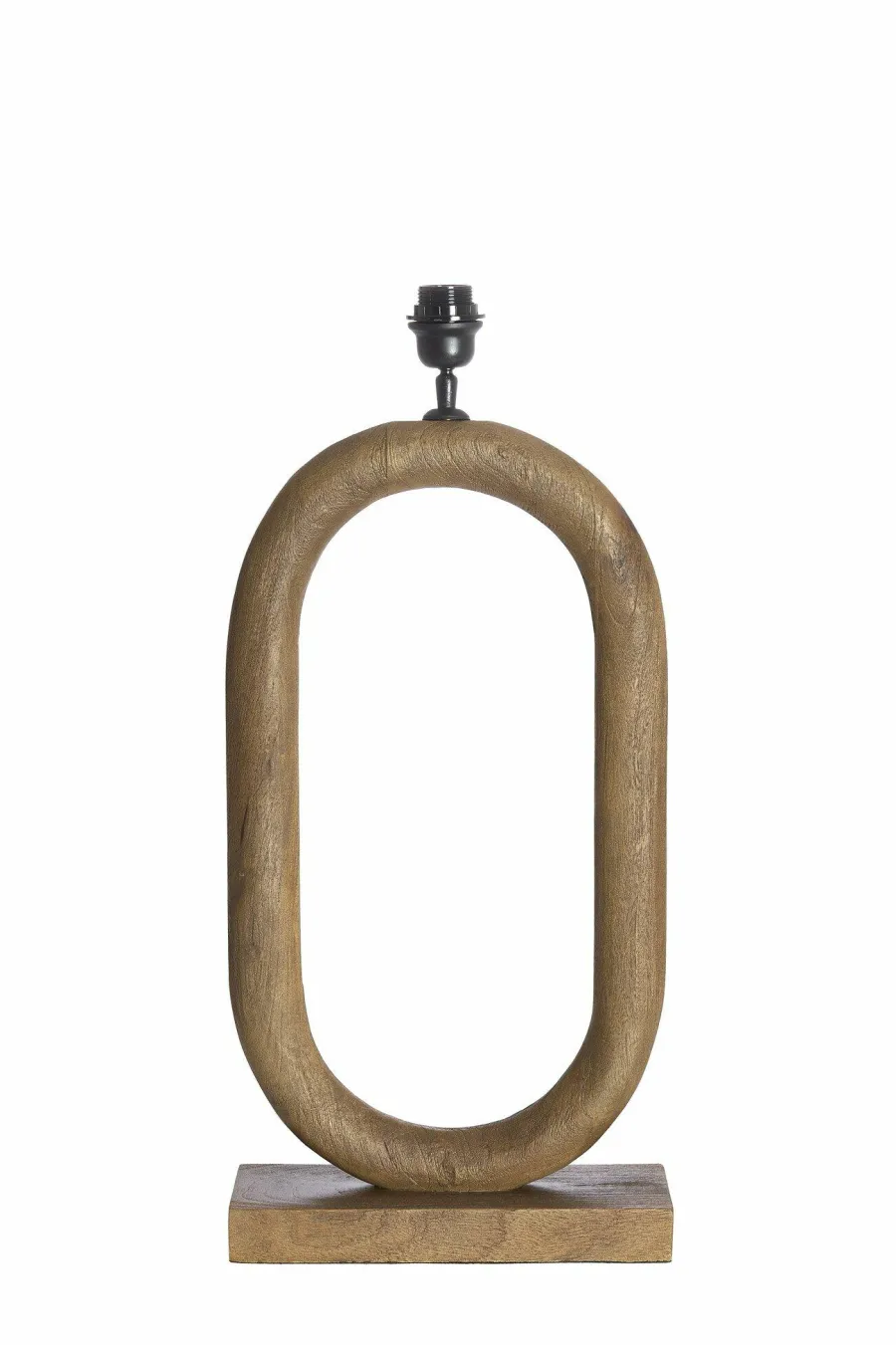 Light en Living Lampvoet 35x12x59 cm PACECO hout grijs-donker bruin New