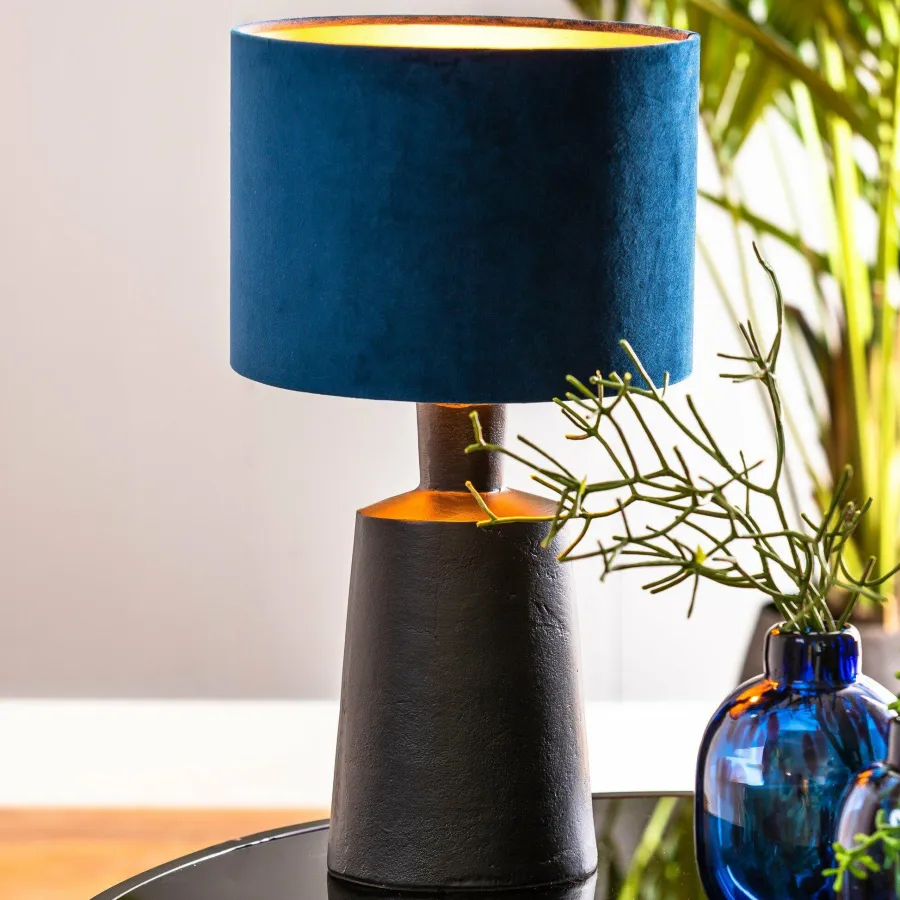 Light en Living Lampvoet 15x11,5x32 cm BALOE mat zwart Discount