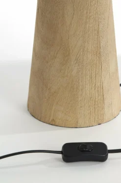 Light en Living Lampvoet Ø17x35 cm BAGLIO hout mat naturel Clearance