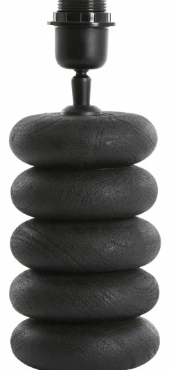Light en Living Lampvoet Ø12x21 cm BUDONGO hout zwart Online