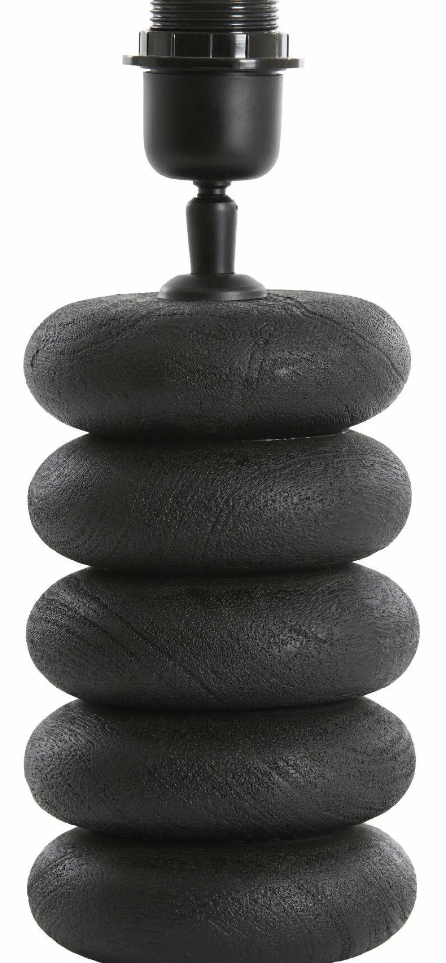 Light en Living Lampvoet Ø12x21 cm BUDONGO hout zwart Online