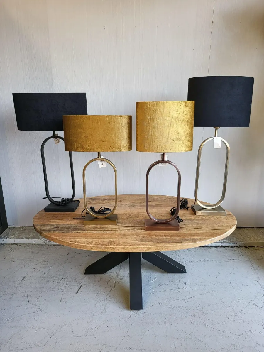 Light en Living Lampvoet 21x10x45 cm JAMIRI antiek brons Discount