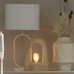 Light en Living Lampvoet 21x10x45 cm JAMIRI creme Best