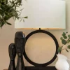 Light en Living Lampvoet 41x13x55 cm TINAR hout mat zwart Outlet