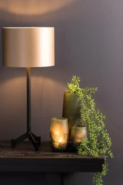 Light en Living Lampvoet 15,5x15,5x40 cm DENNIS mat zwart Hot