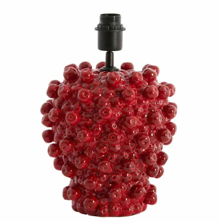 Light en Living Lampvoet Ø25,5x27 cm BERRIES keramiek rood Discount