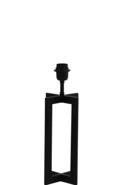 Light en Living Lampvoet 15x15x35 cm MACE mat zwart Online