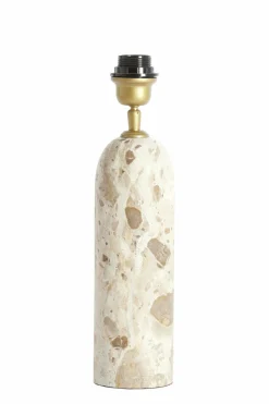 Light en Living Lampvoet Ø9x28 cm MALIKI marmer zand Clearance