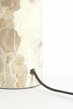 Light en Living Lampvoet Ø9x28 cm MALIKI marmer zand Clearance