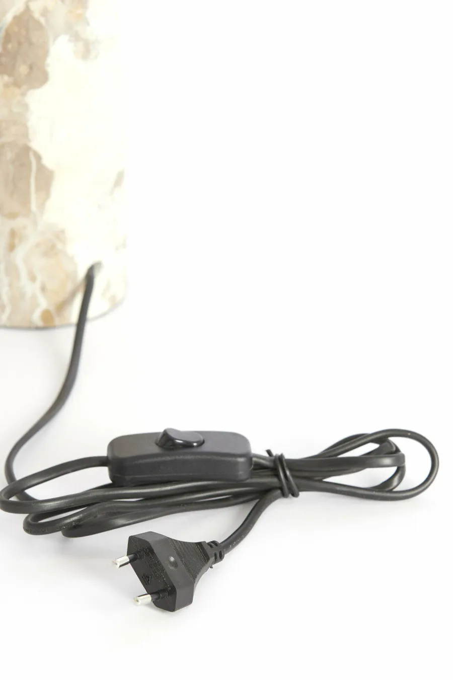 Light en Living Lampvoet Ø9x28 cm MALIKI marmer zand Clearance