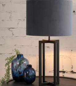 Light en Living Lampvoet 21x21x46 cm MACE mat zwart Hot
