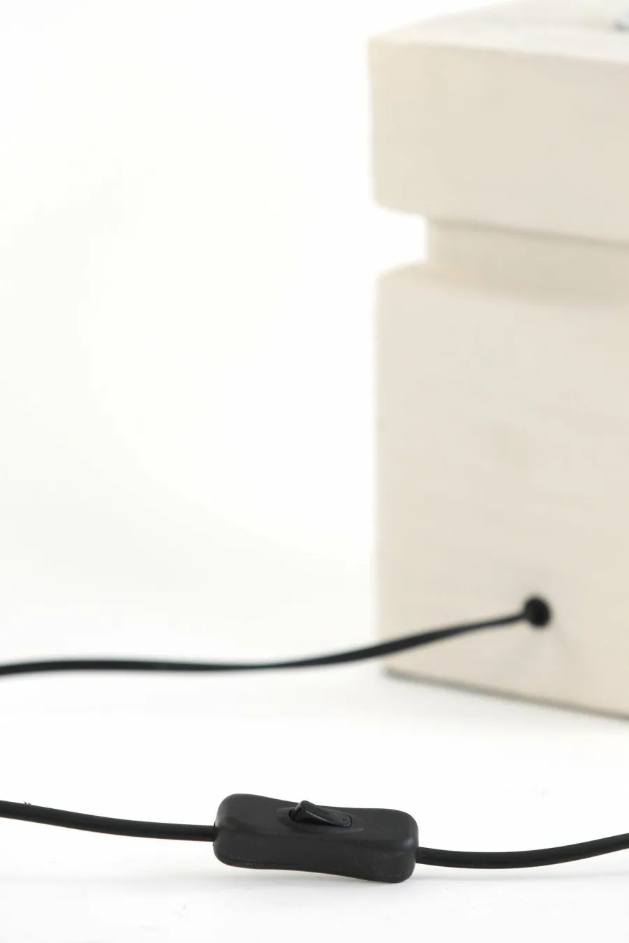 Light en Living Lampvoet 16x16x32 cm AMTA keramiek crème Best