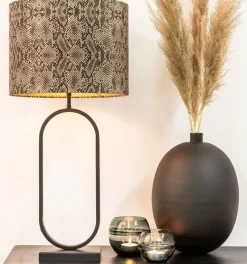 Light en Living Lampvoet 21x13x55 cm JAMIRI mat zwart Clearance