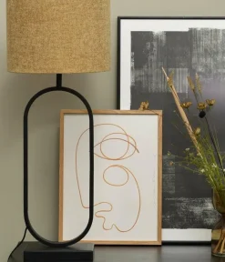 Light en Living Lampvoet 21x13x55 cm JAMIRI mat zwart Clearance