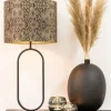 Light en Living Lampvoet 21x10x45 cm JAMIRI mat zwart Clearance