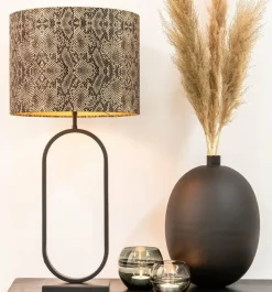 Light en Living Lampvoet 21x10x45 cm JAMIRI mat zwart Clearance