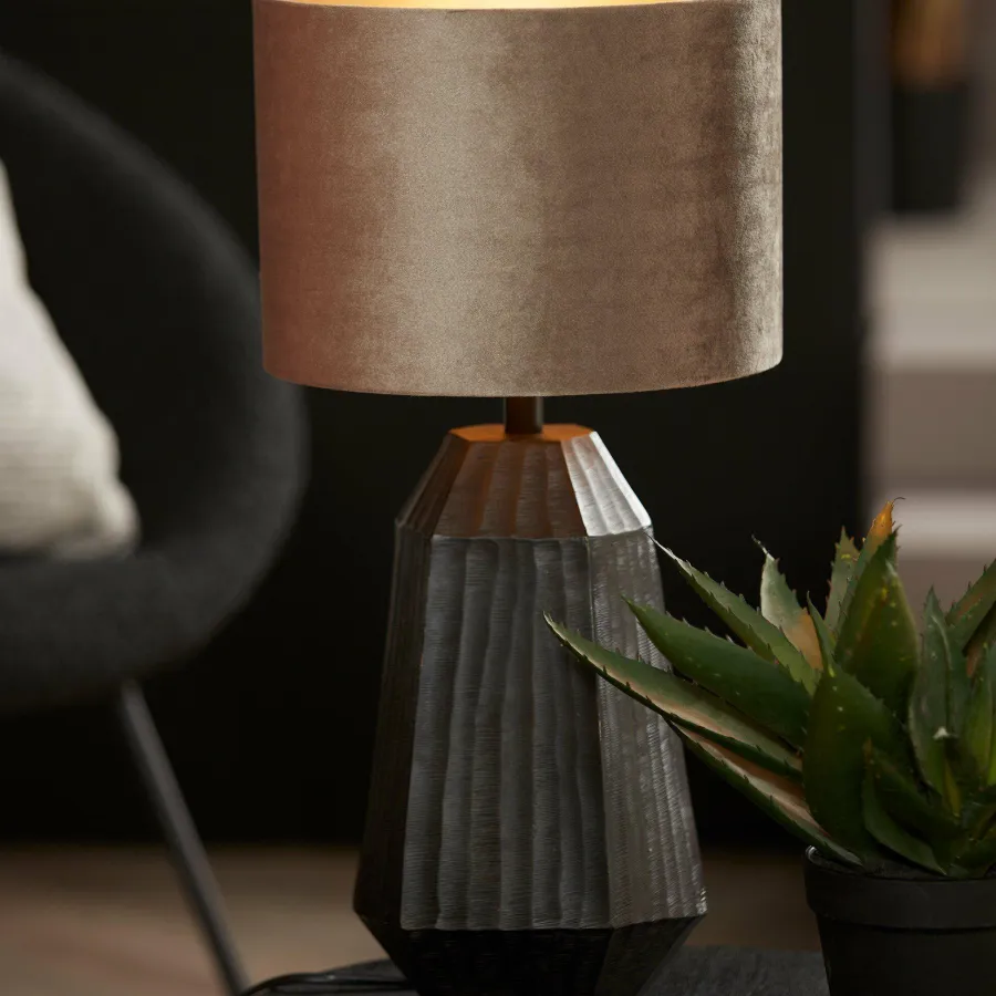 Light en Living Lampvoet 18x16x29,5 cm MIRISSA mat zwart Clearance