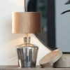 Light en Living Lampvoet Ø25x35 cm MYLES smoke glas+antiek brons Best