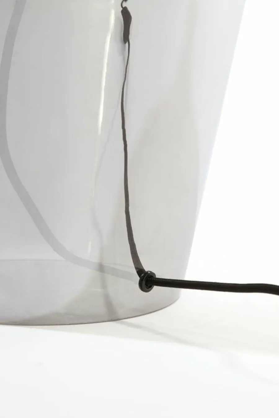 Light en Living Lampvoet Ø25x35 cm MYLES smoke glas+antiek brons Best